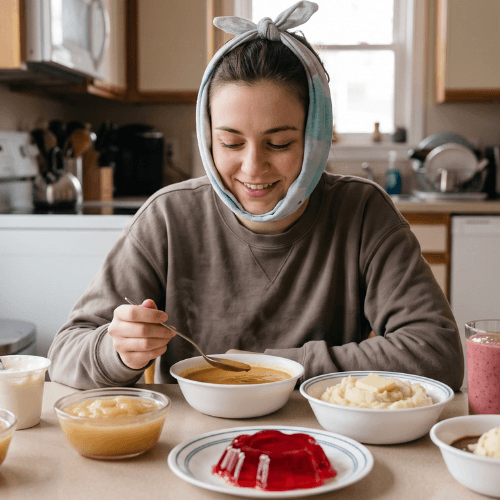 Happy woman with healthy teeth